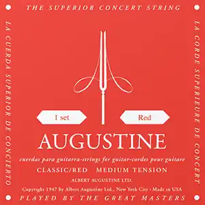 Augustine Rot Einzelsaite  A5 Begrenztes Angebot
