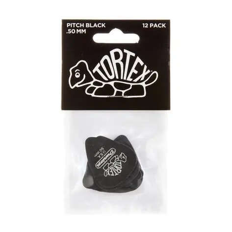 Markenware Dunlop Tortex Pitch Black Standard Player's Pack .50