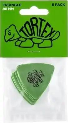 Dunlop Tortex Triangle Pick 6 Player's Pack .88 grün Must-Have