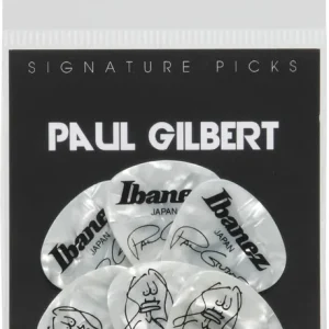 Angebot Ibanez Picks Paul Gilbert Signature Set Perlweiss