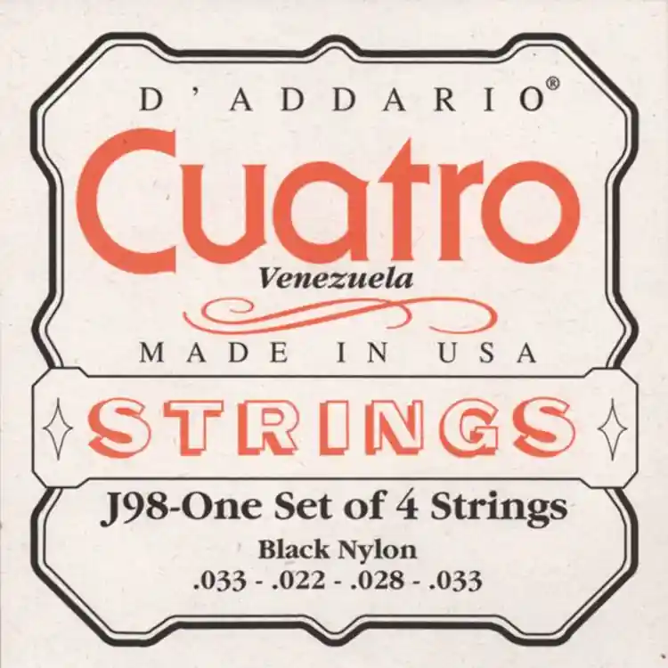 Letzte Chance Daddario Saiten für Cuatro Venezolano J98
