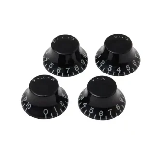 Schneller Versand Gibson Potiknopf Top Hat Knobs Black