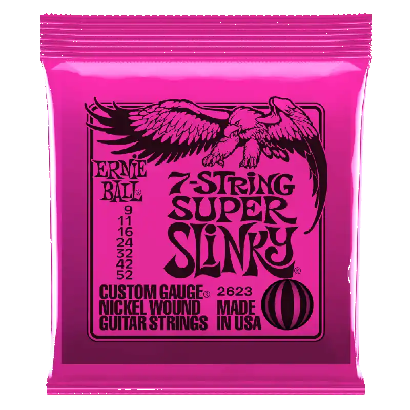 Ernie Ball 7-String Super Slinky Kostenfreie Lieferung