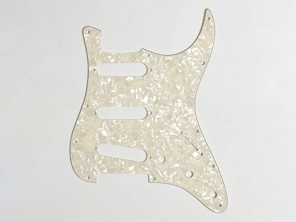 Preis Gesenkt Göldo Pickguard Strat 3SC 4-fach pearl