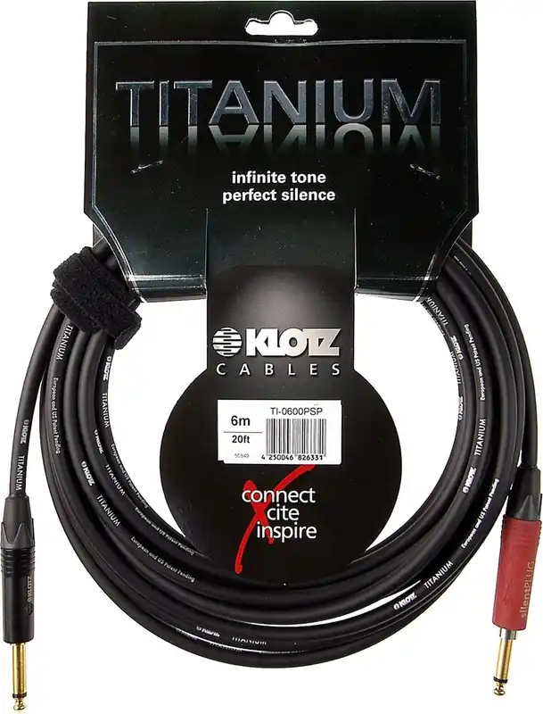Solange Der Vorrat Reicht Klotz Titanium Gitarrenkabel, 6m