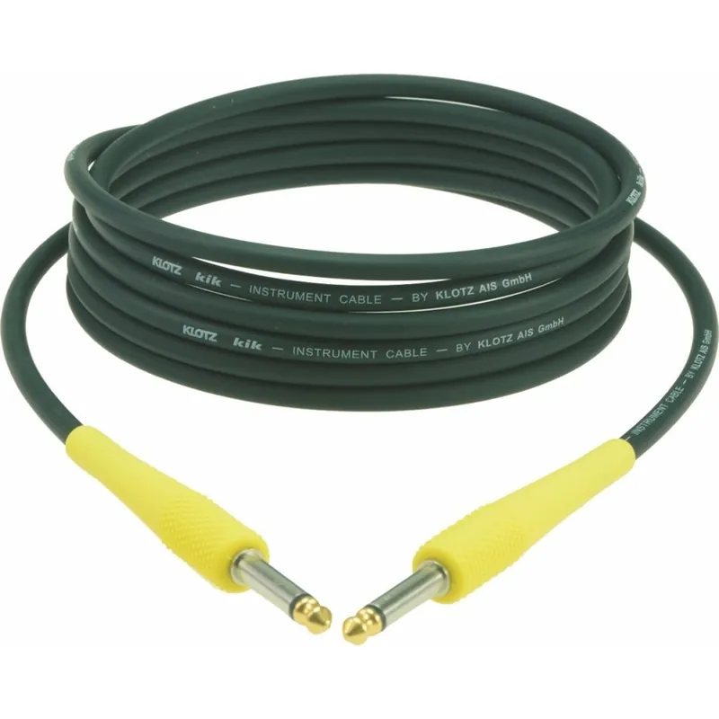 Klotz KIK Instrumentenkabel 3m, gelbe Tülle Neu Im Sortiment