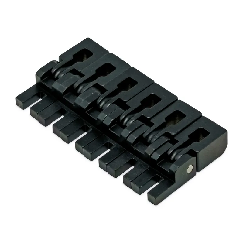 Floyd Rose FROBSSSBP - Original Saddle Set (6), 12" Radius - Satin Black Finish Kostenloser Versand