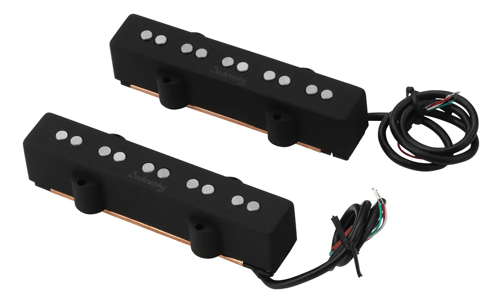 Geprüft Sadowsky J/J-Style Bass Pickup Set, Wide, Passive, Hum-Cancelling, Stacked Coils, 5-String - Bridge & Neck