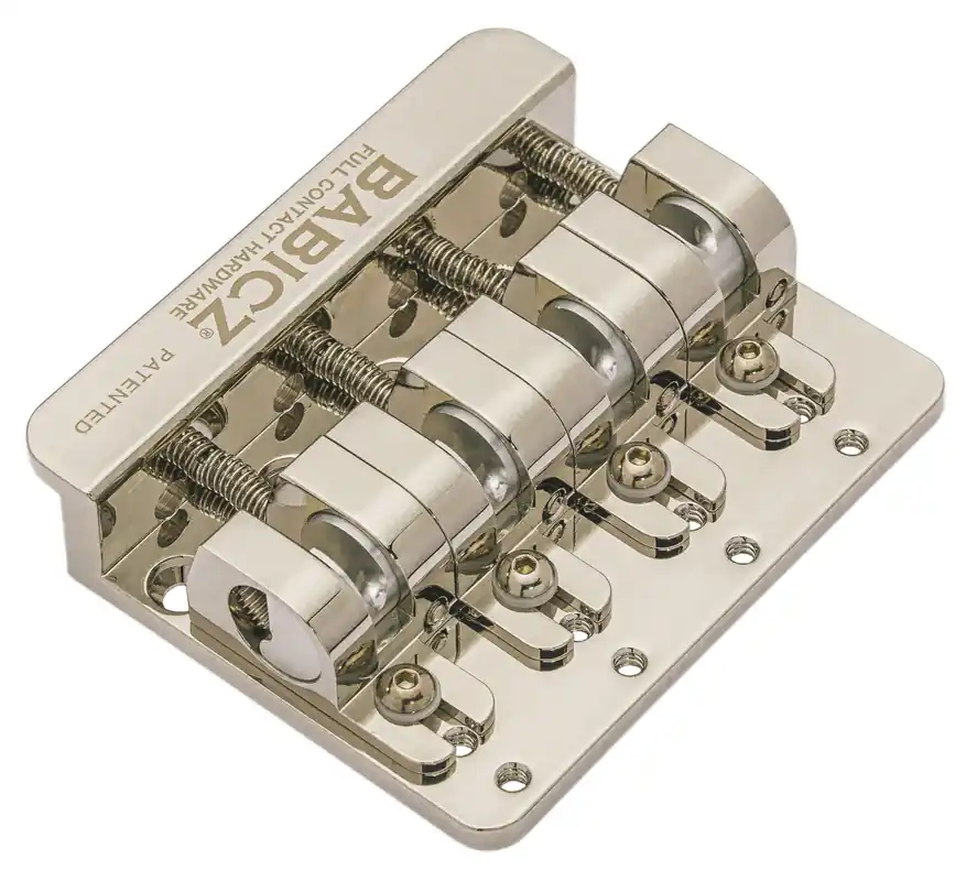 Garantierte Lieferung Babicz FCH-4 Bass Bridge - 5 Hole Mount - Nickel
