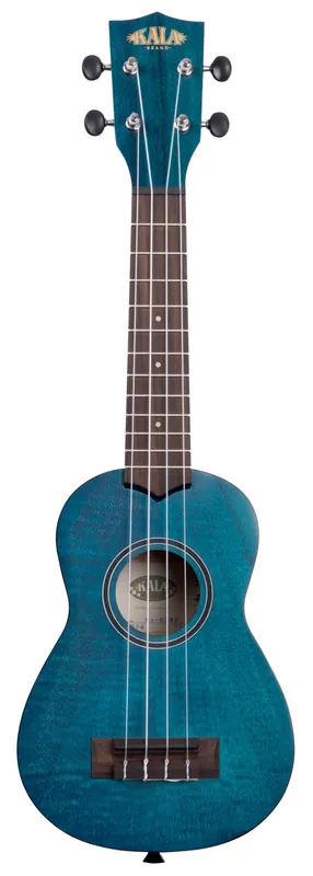 Preiswert KALA KA-SEMB - Blue Exotic Mahogany Soprano Ukulele, with Bag (UB-S)