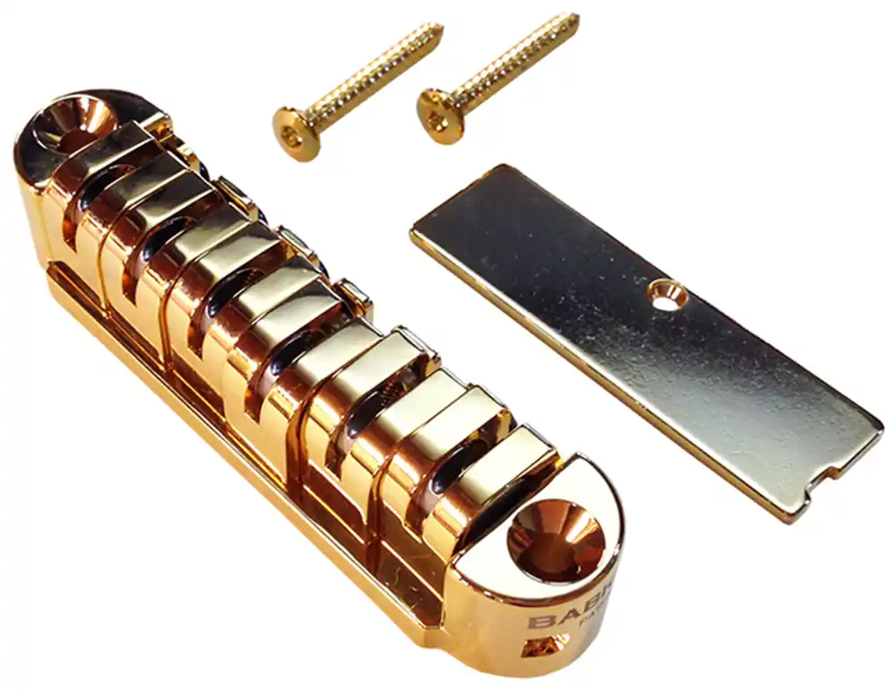 Babicz FCH OEM Tune-O-Matic Arched Plate (LP Style) - Gold Begrenztes Angebot