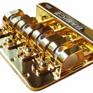Babicz FCH-4 Bass Bridge - 5 Hole Mount - Gold Markenprodukt
