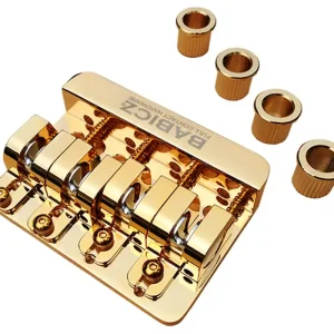 Neu Babicz FCH-AM Bass Bridge - String Thru - Gold