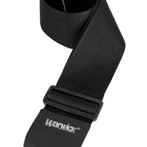 Kostenfreie Lieferung Warwick Nylon Bass Strap - Black, 80 mm Width