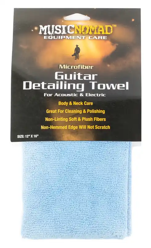 MusicNomad Microfiber Guitar Detailing Cloth (MN202) - Cleaning and Polishing Cloth, 30.4 x 40.6 cm (12" x 16") Angebot