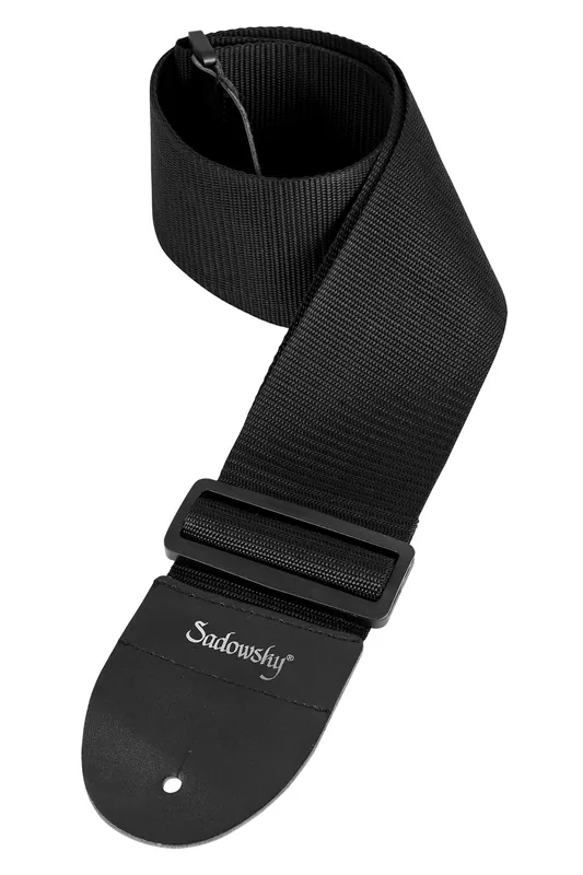 Garantierte Lieferung Sadowsky Nylon Bass Strap - Black, 80 mm Width