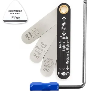 Geprüft MusicNomad Truss Rod Neck Relief Measure and Adjust Kit (MN612) - 5 mm (M-Style), incl. MN236 & MN600
