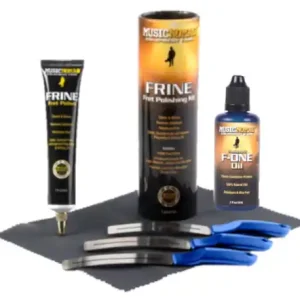MusicNomad Total Fretboard Care Kit (MN144) - incl. MN104, MN105, MN225 & Microfiber Suede Cloth Neu