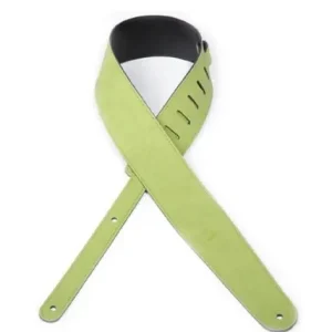 PLANET WAVES 25VLC02-DX Cantanella Leder-Gitarrengurt, Green Ausverkauf