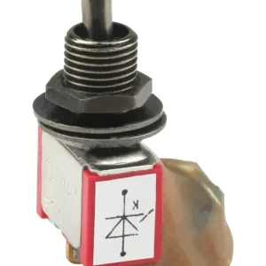 Direktkauf MEC LED Mini Toggle Switch for LED, Short, Solder Lugs, with Trim Pot, ON/ON, SPDT - Black