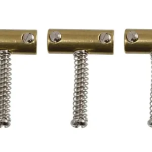 Begrenztes Angebot Allparts BP-0537-008 Saitenreiter für Tele, messing (3 Stück)