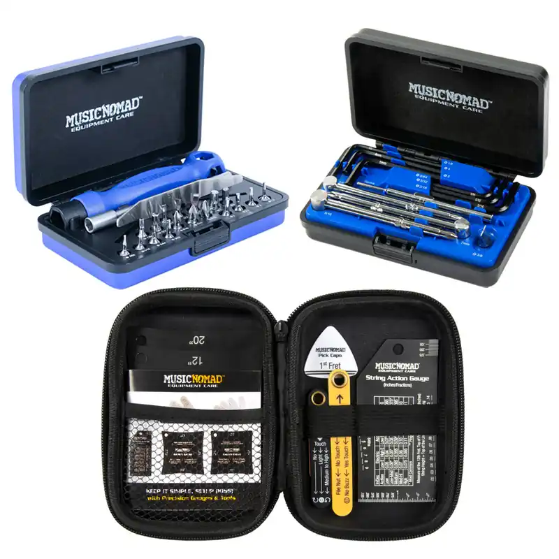 Billig MusicNomad KEEP IT SIMPLE, SETUP (KISS) Starter Kit Bundle (MN609) - incl. MN229, MN235 & MN604