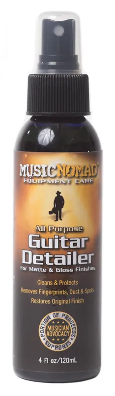Neu MusicNomad Guitar Detailer (MN100) - Guitar Cleaner for Matte and Gloss Finishes, 120 ml (4 oz.)