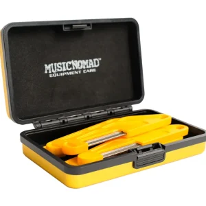 MusicNomad Diamond Coated Nut File Set, 6 pcs. (MN667) - Electric Guitar, Super Light (.010", .013", .017", .024", .032", .042") Beliebt