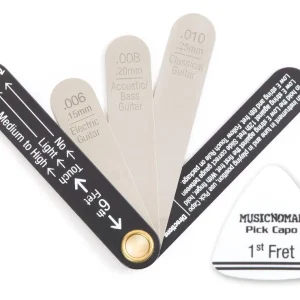 MusicNomad Precision Truss Rod Gauge with Pick Capo (MN600) Versand Am Gleichen Tag