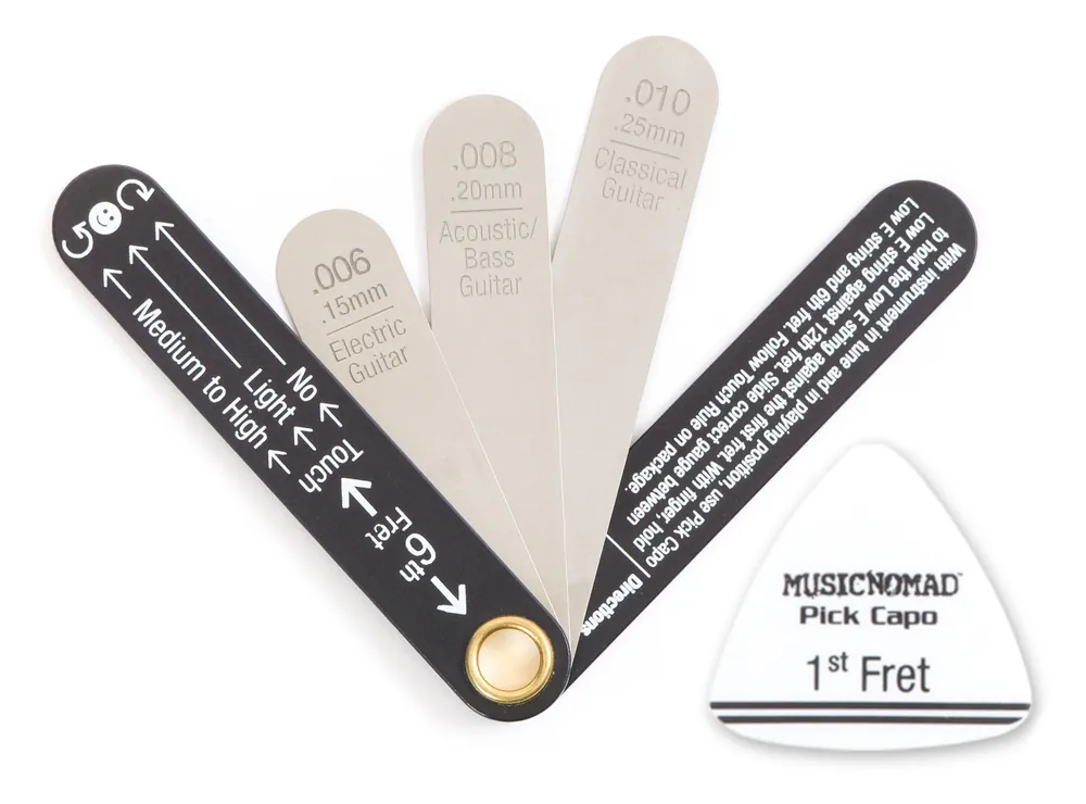 MusicNomad Precision Truss Rod Gauge with Pick Capo (MN600) Versand Am Gleichen Tag
