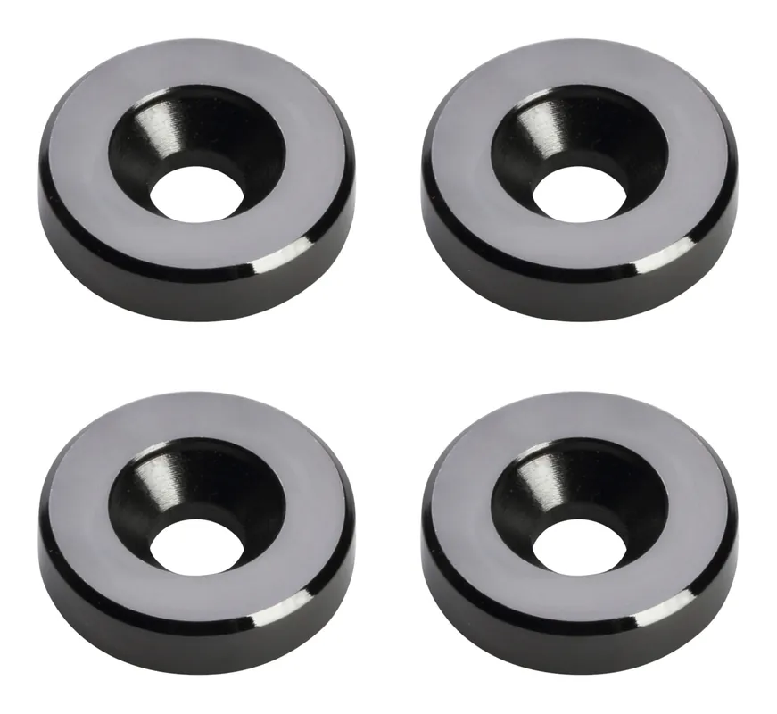 Sadowsky Parts - Bushing for Bolt-on Neck, 4 mm, 4 pcs. - Black Letzte Chance