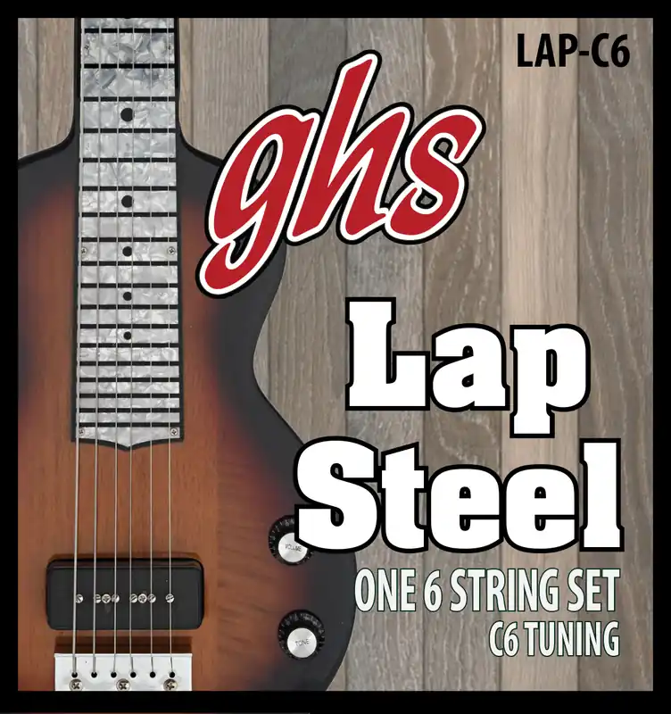 Heißes Angebot GHS Strings Electric Lap Steel String Set (LAP-C6), Nickel-Plated Steel - C6 Tuning, 015-036