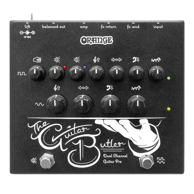 Kostenloser Versand ORANGE Guitar Butler Dual Channel PreAmp Pedal Gitarren-Vorverstärker