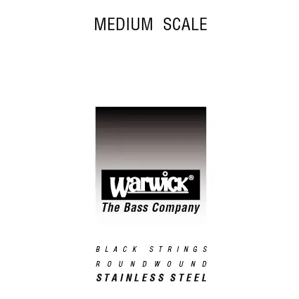 Meistverkauft Warwick Black Label Bass Strings, Stainless Steel - Bass Single String, .095", Medium Scale