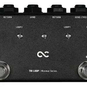 Finale Aktion One Control Minimal Series Tri Loop - True Bypass Looper / Remote Footswitch / Splitter