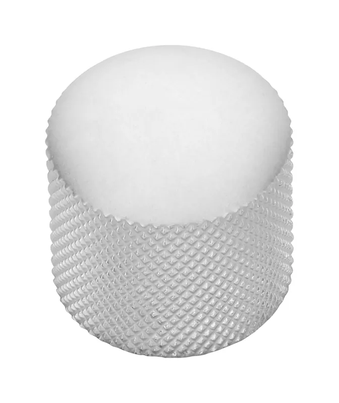 Framus & Warwick Parts - Split Shaft Potentiometer Dome Knob (Star Insert) - Satin Chrome Kracherpreis