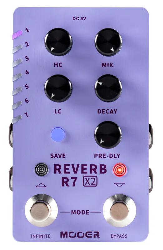 Online Kaufen Mooer R7 X2 Reverb - Digital Reverb Pedal