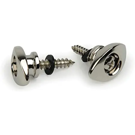 Solange Der Vorrat Reicht D'Addario EEP-202 Elliptical End Pin Nickel