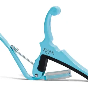 Billig KYSER Quick-Change Capo Fender x Kyser E-Gitarre, Daphne Blue