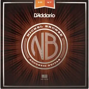 D'ADDARIO NB1047 010-047 Nickel Bronze Saiten für Westerngitarre Begrenztes Angebot