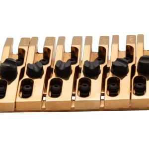 Kahler 2450-N6 - 6-String Bass Fixed Bridge - Gold Wochenendangebot