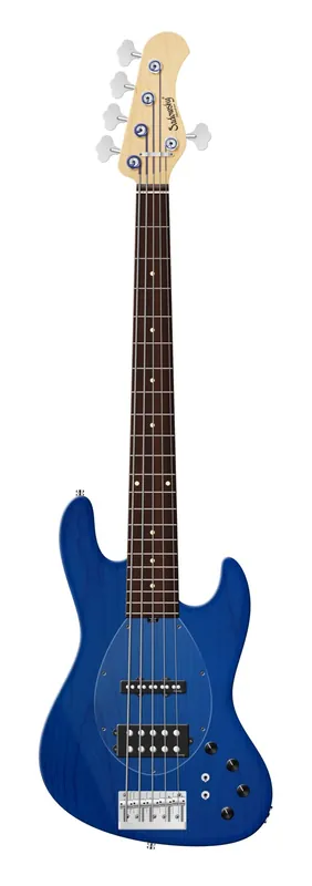 Saisonangebot Sadowsky MetroLine 21-Fret Vintage M/J Bass, Red Alder Body, Morado Fingerboard, 5-String - Ocean Blue Transparent Satin