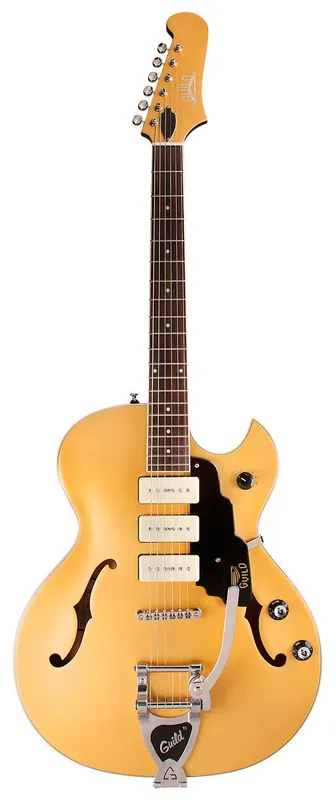 Jetzt Kaufen GUILD Starfire I Jet90 GLD E-Gitarre, Satin Gold