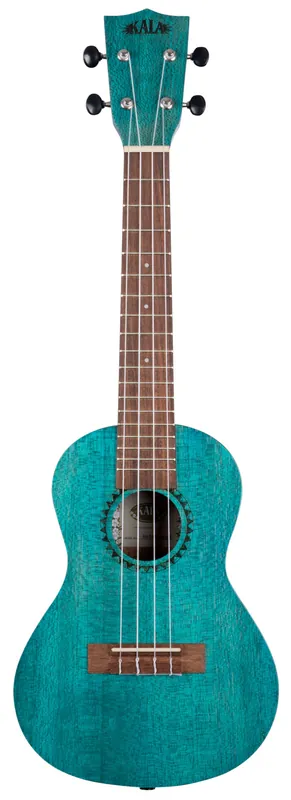 Jetzt Kaufen KALA KA-MRT-BLU-C - Ocean Blue Watercolor Meranti Concert Ukulele