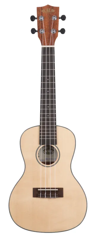 KALA KA-SSTU-C - Solid Spruce Travel Concert Ukulele, with Bag Meistverkauft