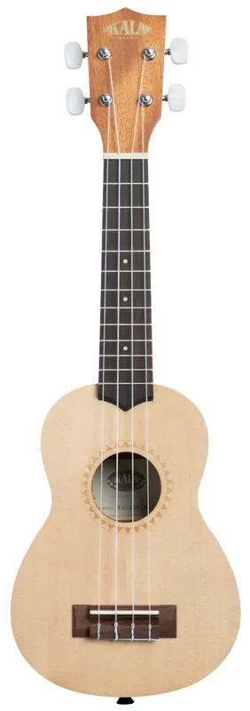KALA KA-15S-S - Satin Mahogany Spruce Top Soprano Ukulele, with Bag (UB-S) Neue Kollektion