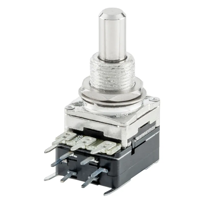 Finale Aktion MEC Mono Potentiometer, A25K, Push/Pull, DPDT, Solid Shaft