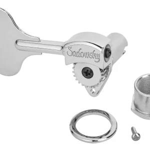 Ausverkauf Sadowsky Parts - Light Bass Machine Head with Open Gear, Right (Treble) Side - Chrome