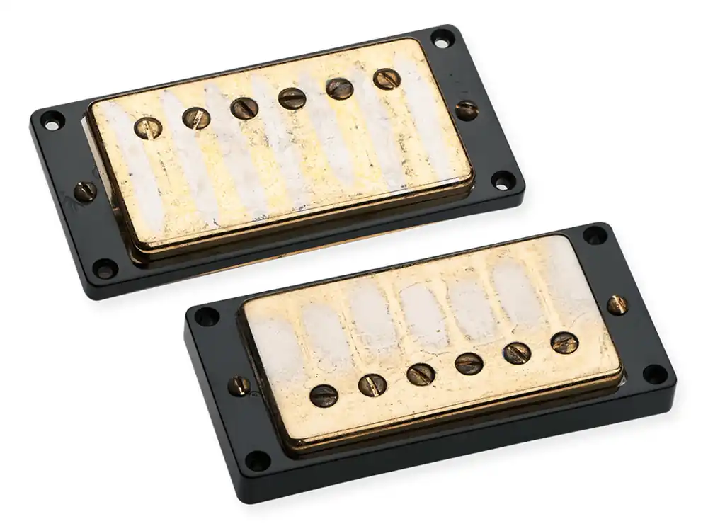 Versand Am Gleichen Tag Seymour Duncan Antiquity - Humbucker Pickup Set - Gold Cover