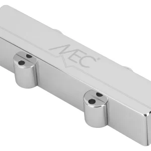MEC Active J-Style Bass Pickup (Long), Metal Cover, 4-String Bridge / 5-String Neck & Bridge - Chrome Billig